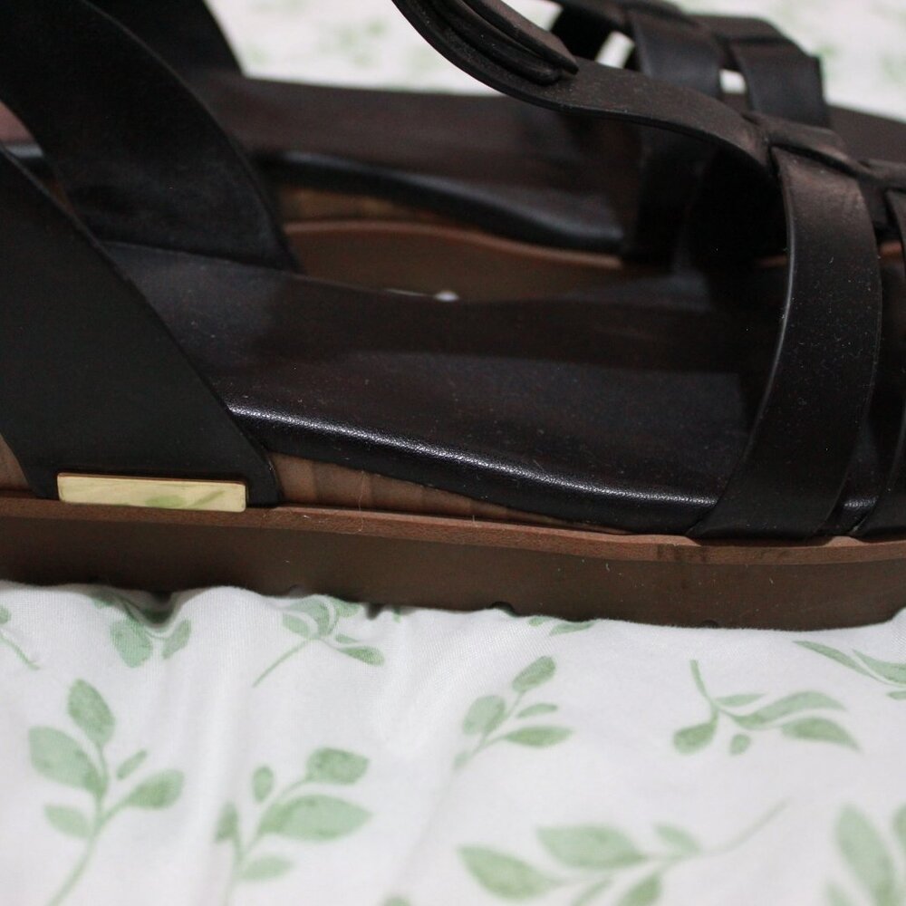 Franco Sarto Black Gladiator Sandals - Picture 8 of 8